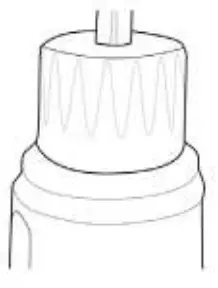 inpen LBL 00706 AH Smart Insulin Pen pointing up