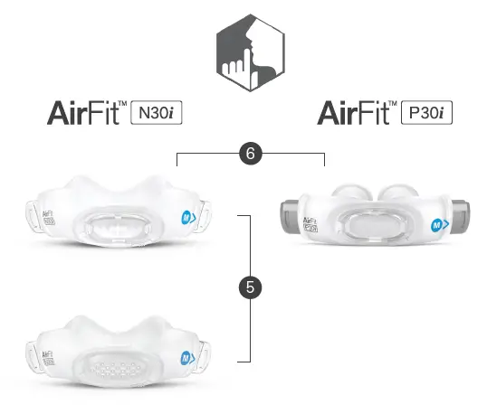 ResMed P30i Nasal Pillows Mask Starter Pack FIG (5)