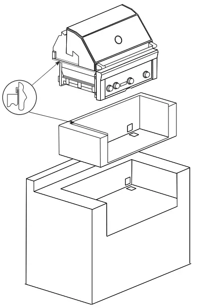 SEDONA LIJ400 Insulated Jacket 24 Inch Grill - fig 2