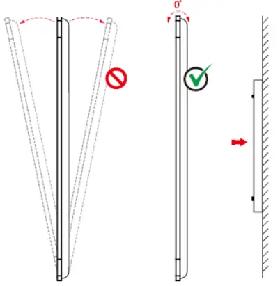 Vertical installation 