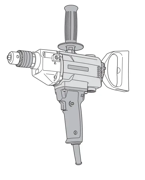 HIKOKI D13 240v 13mm R Drill -