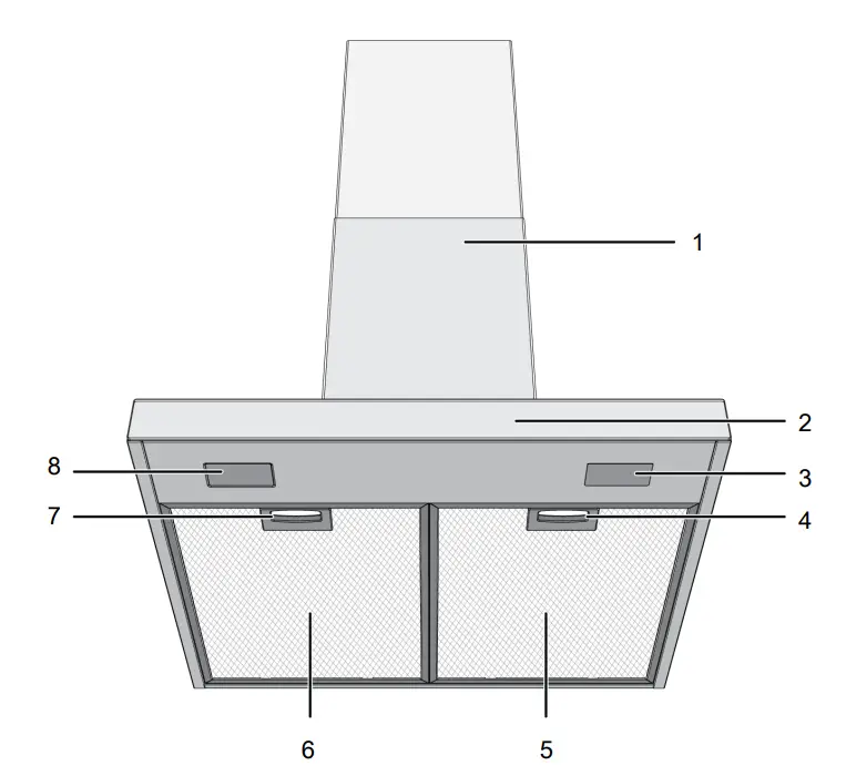 GRUNDIG-GDKP2474BBSC-60cm-Wall-Mounted-Hood-fig1