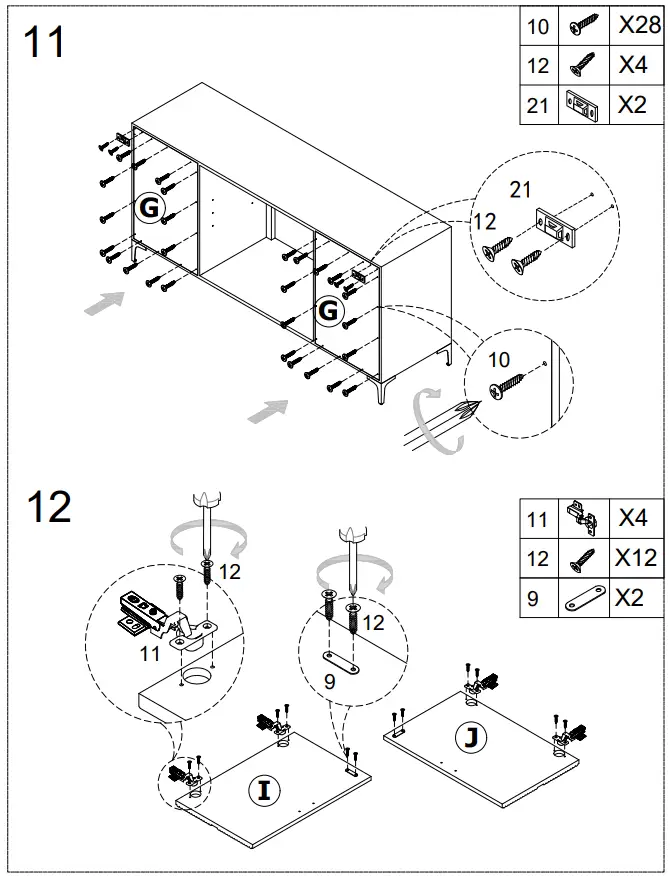 Southern ENTERPRISES HD053820 Breah 56 in. Color Changing Electric Fireplace in Graywashed and Gold - fig 11