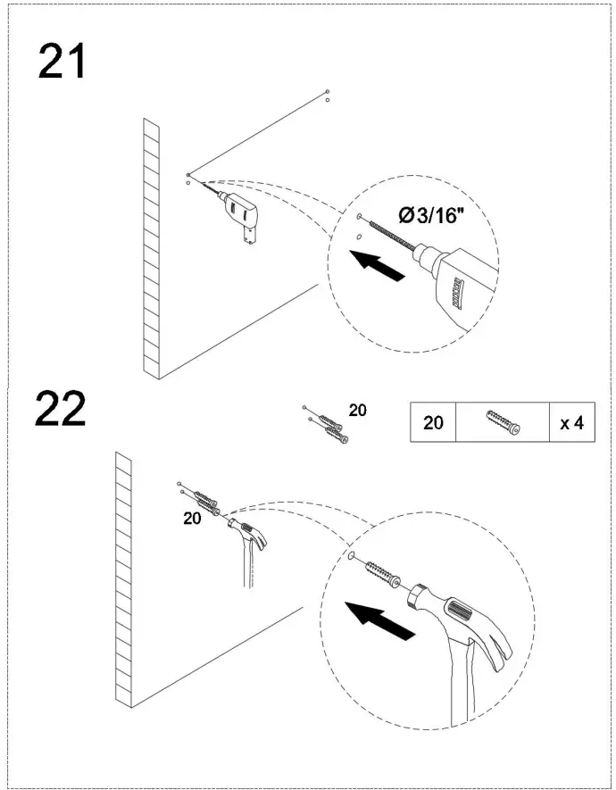 Southern ENTERPRISES HD053820 Breah 56 in. Color Changing Electric Fireplace in Graywashed and Gold - fig 16