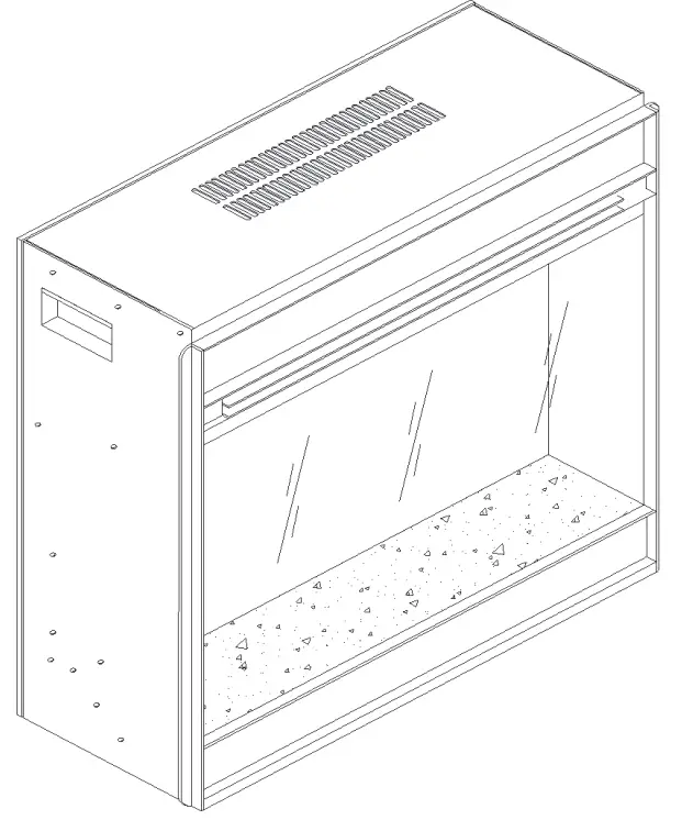 Southern ENTERPRISES HD053820 Breah 56 in. Color Changing Electric Fireplace in Graywashed and Gold - fig 19