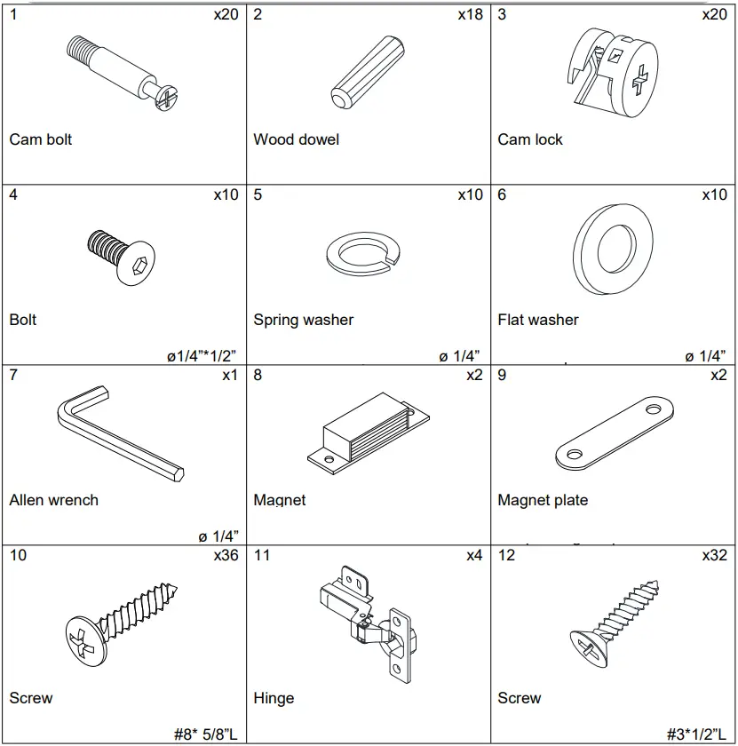 Southern ENTERPRISES HD053820 Breah 56 in. Color Changing Electric Fireplace in Graywashed and Gold - fig 4