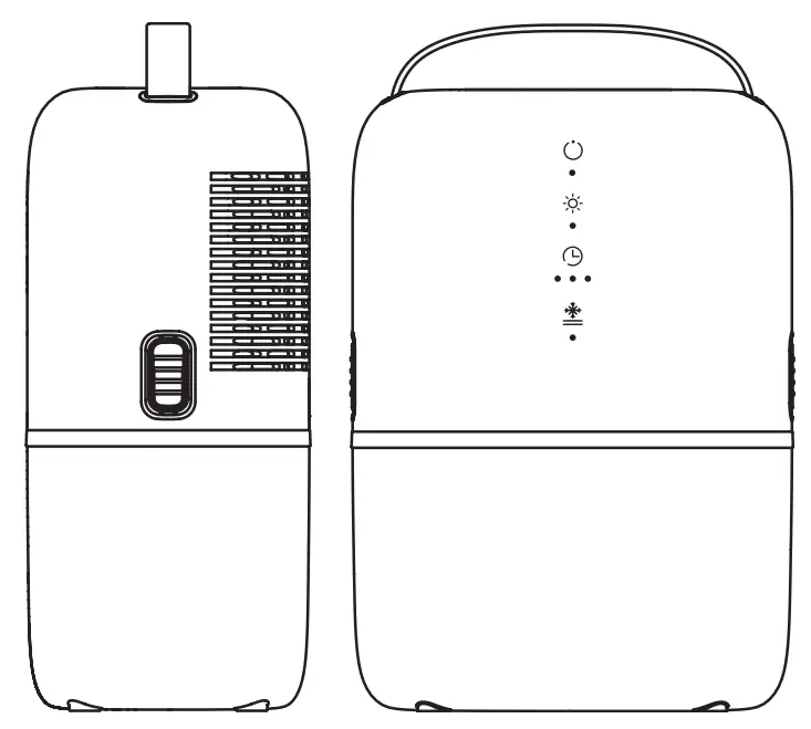 ProBreeze PB 21 1700ml Peltier Dehumidifier