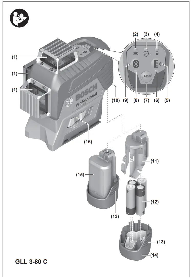 BOSCH GLL Professional Line Laser - fig