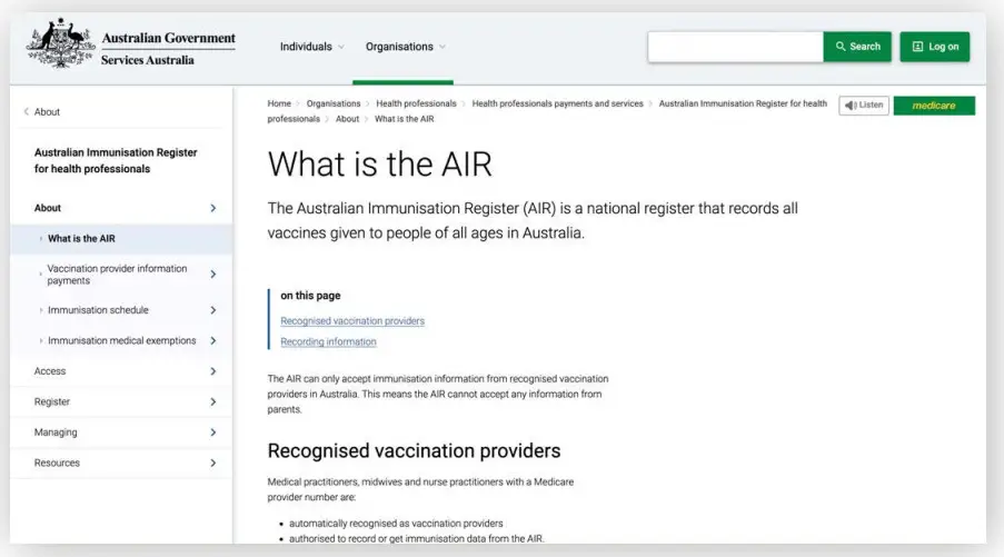 GuildCare NG AIR Integration Software - Figure 1