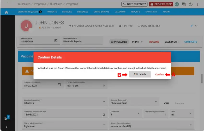 GuildCare NG AIR Integration Software - Figure 10