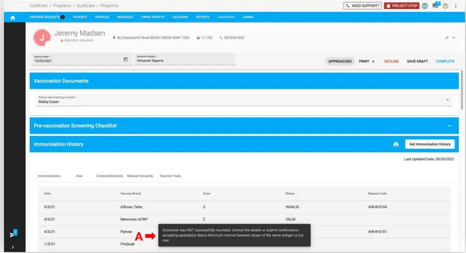 GuildCare NG AIR Integration Software - Figure 11