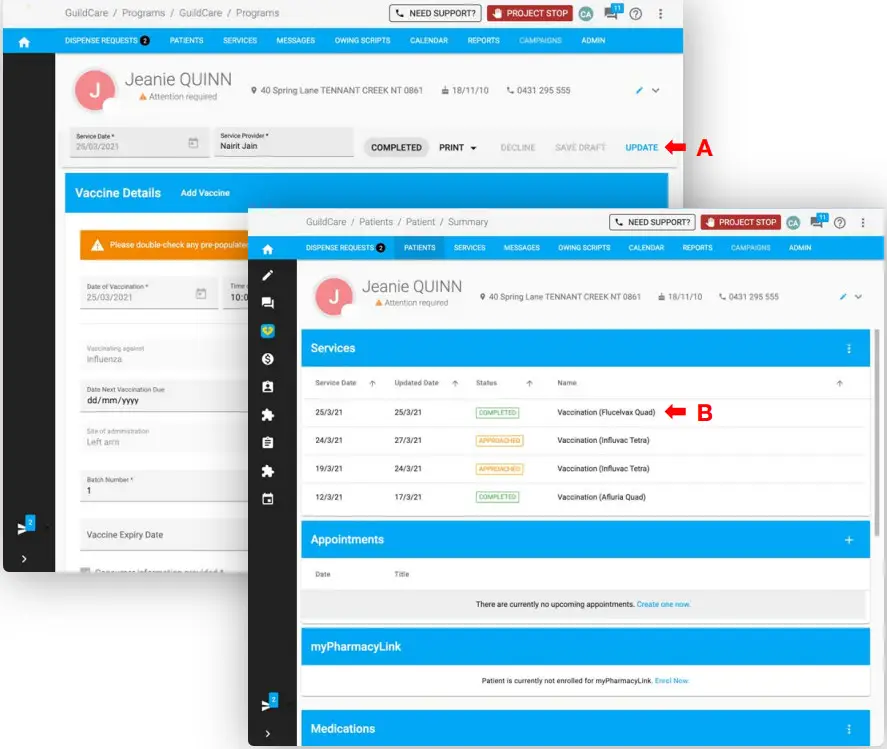 GuildCare NG AIR Integration Software - Figure 12.