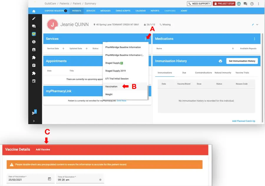 GuildCare NG AIR Integration Software - Figure 8