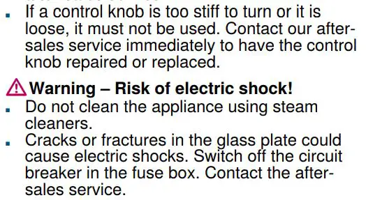 SIEMENS ER6A6PD70D Ceramic Gas Hob Instruction Manual - Important safety information