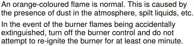 SIEMENS ER6A6PD70D Ceramic Gas Hob Instruction Manual - Warnings