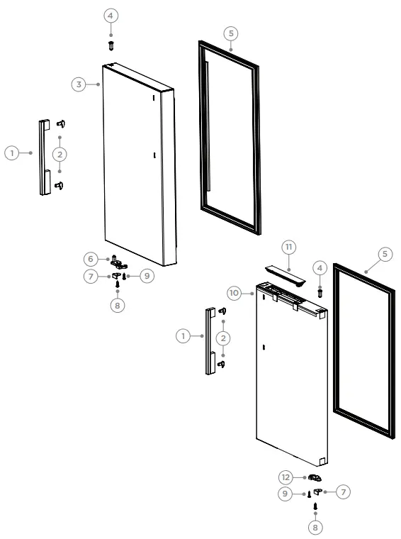FISHER-PAYKEL-RF605QDVX2-FP-AA-538L-Quad-Door-Refrigerator-Stainless-Steel-fig-1