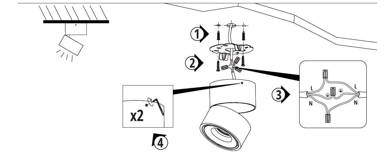 kobi-9W-3000K-LED-Ceiling-Spotlight-Lahti-Mini-Black-FIG-1