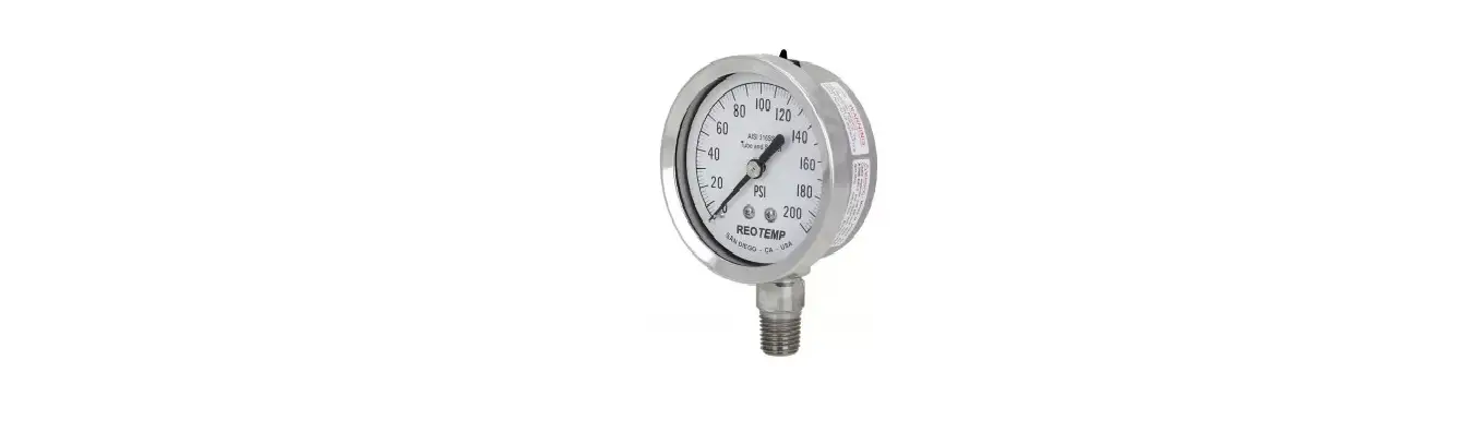 Reotemp Pr25 Heavy Duty Repairable Stainless Gauge With Tempered Glass User Manual