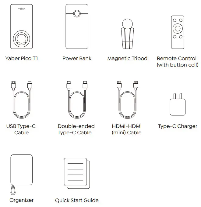Yaber Pico T1 Projector - fig1