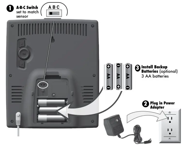 AcuRite 02030RM Weather Station - Display Unit Setup