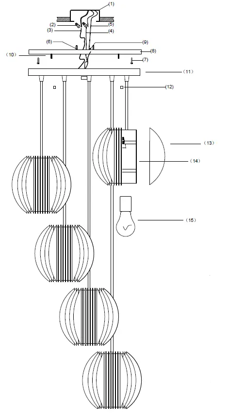 TREND-TP6300-5-Phoenix-1-Light-Pendant-FIG-1