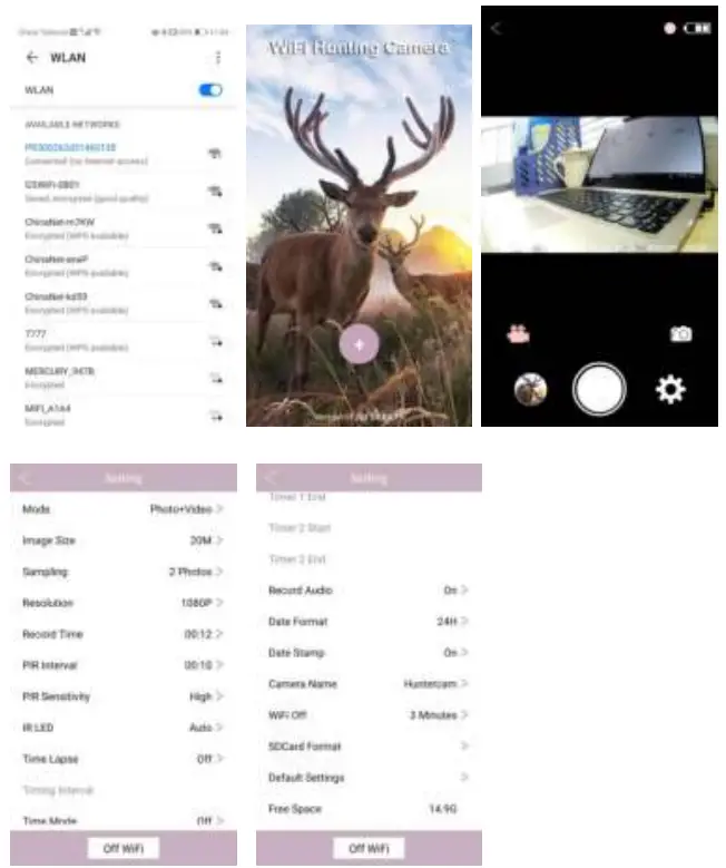 Pomiacam PR300 Trail Hunting Camera - Can set the parameters