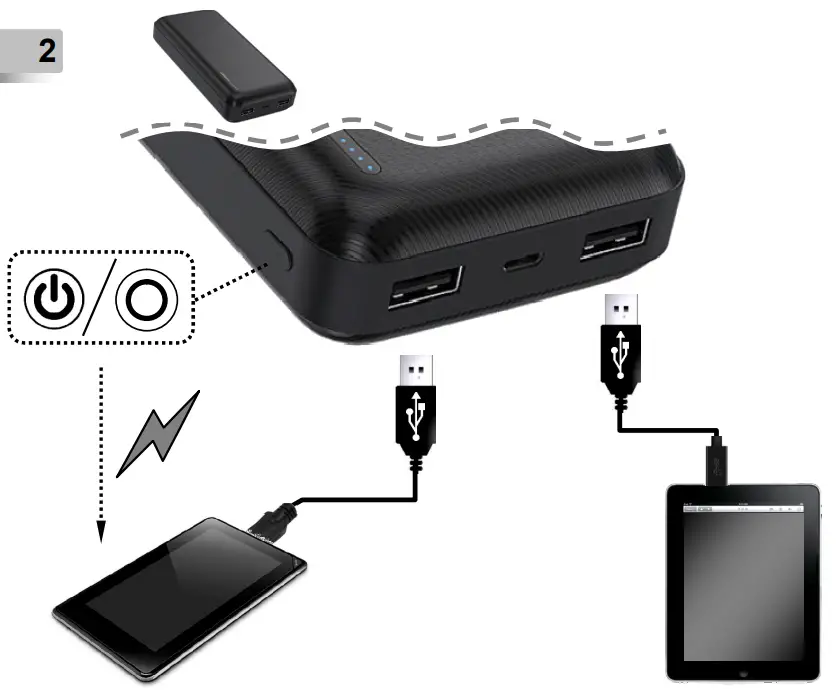 gembird PB20-02 20000 mAh Power Bank - fig 2