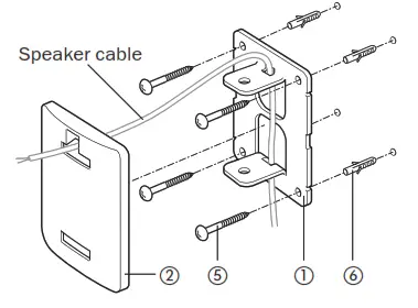 Teufel AC 7500 SM Speaker Wall Mount - fig 1