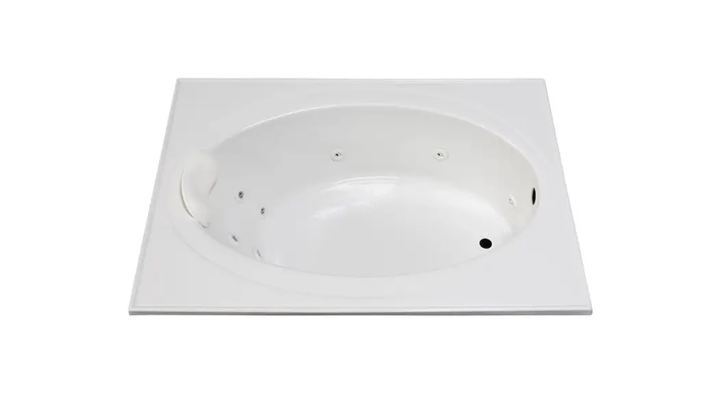 Laurel Mountain Everson 1 41.25-in W X 59-in L White Acrylic Oval Instruction Manual