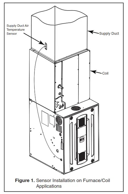 TRANE Technologies BAYSENSC360 Supply Duct Air Temperature Sensor - fig