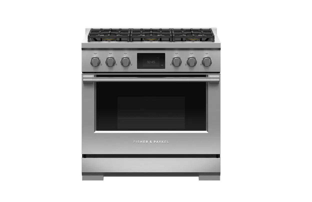 Fisher Paykel Rdv3-366-n 36 Inch Dual Fuel Range 6 Burners User Guide