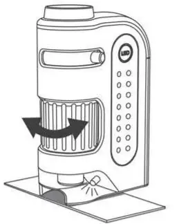 CARSON MICROBRITE Pocket Microscop - is sharp and clear