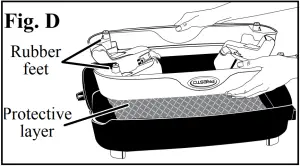A PRESTO 16-inch Electric Foldaway Skillet - Fig. D