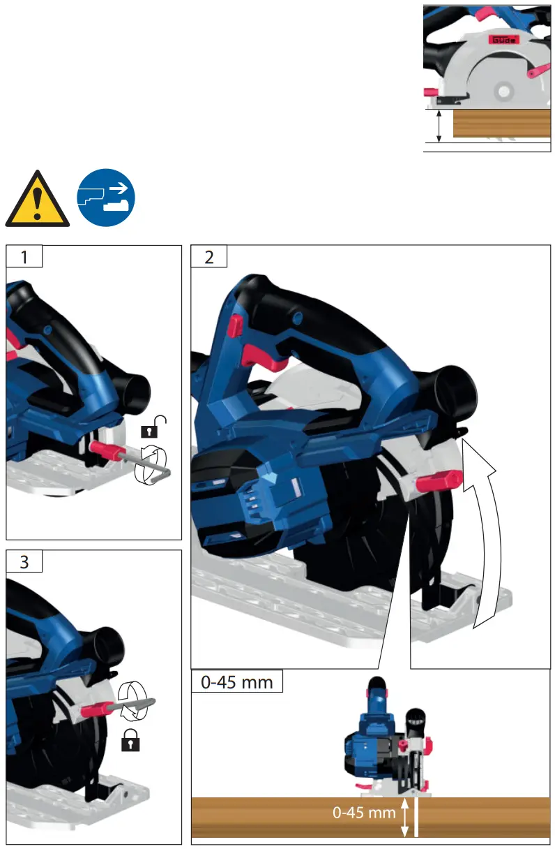 Gude KS 18 58517 Circular Saw - Fig 12