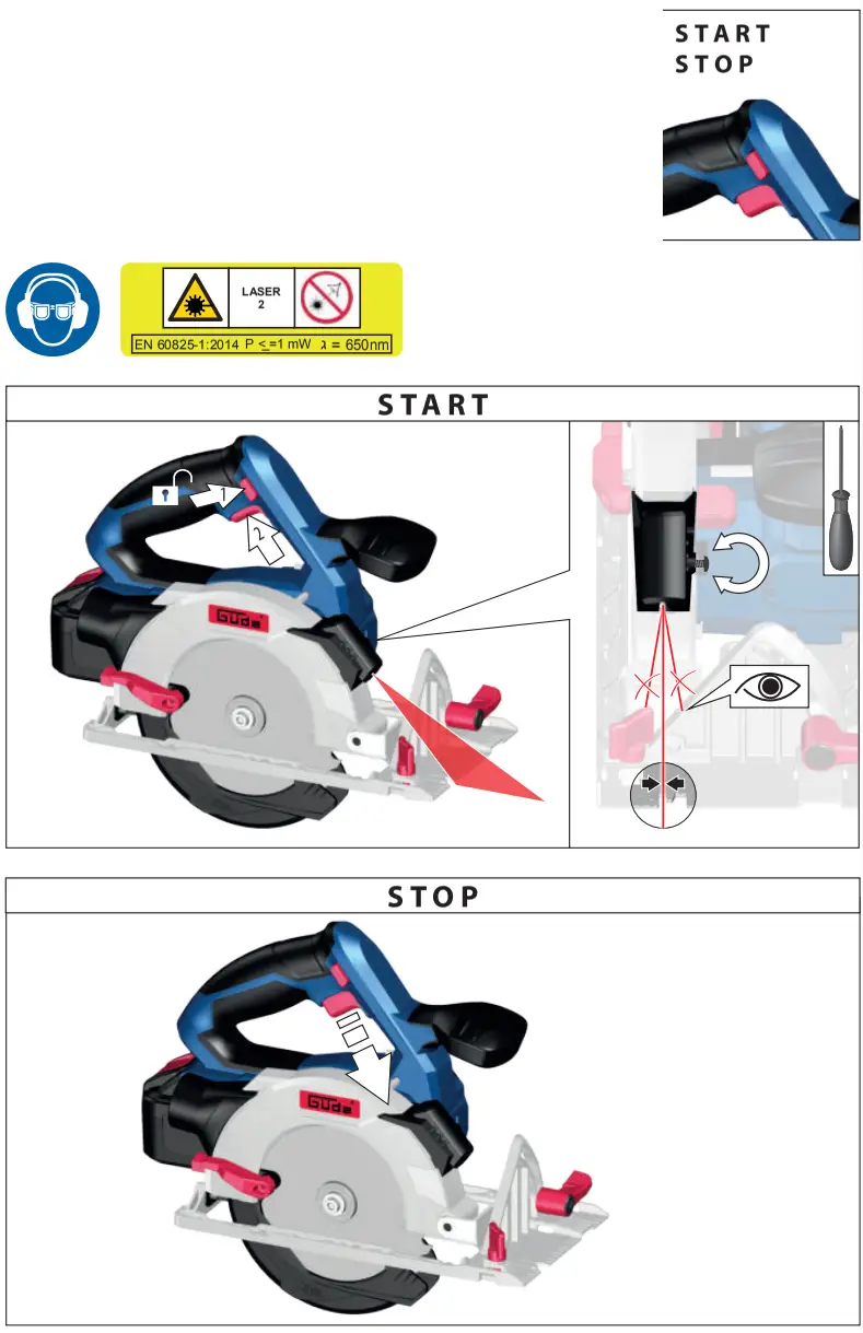 Gude KS 18 58517 Circular Saw - Fig 14