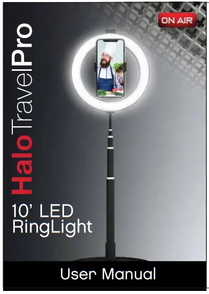 ON AIR 7330 Halo Travel Pro LED RingLight