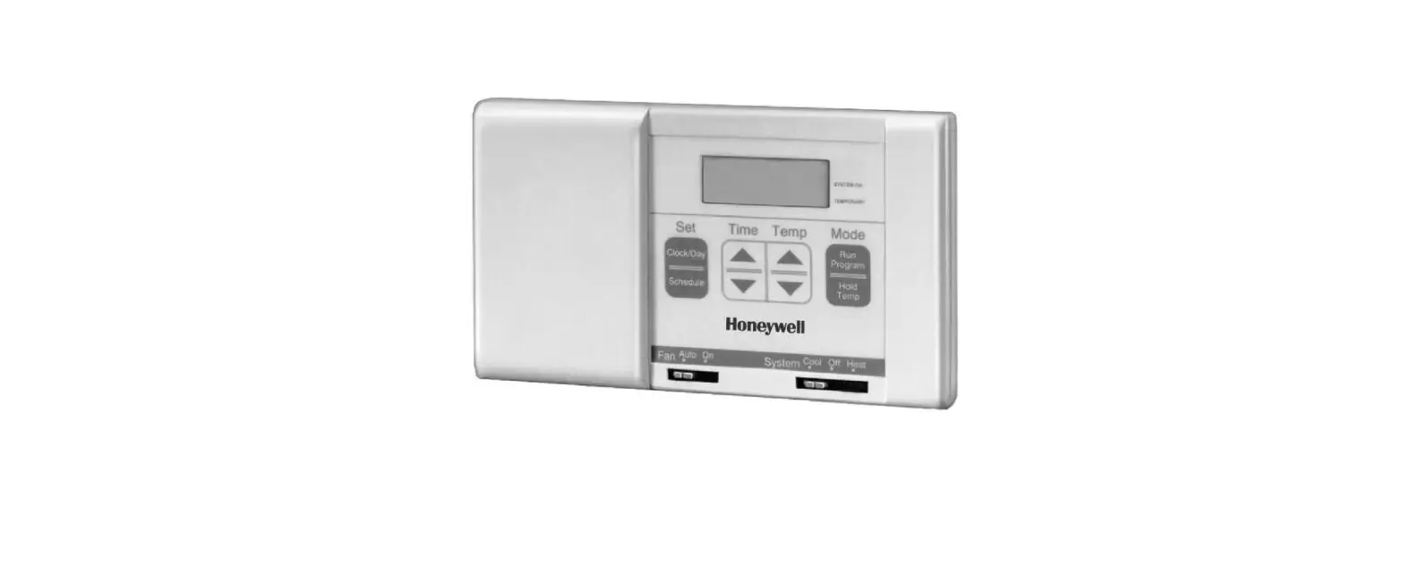 Honeywell Ct2800 Programmable Thermostat User Manual