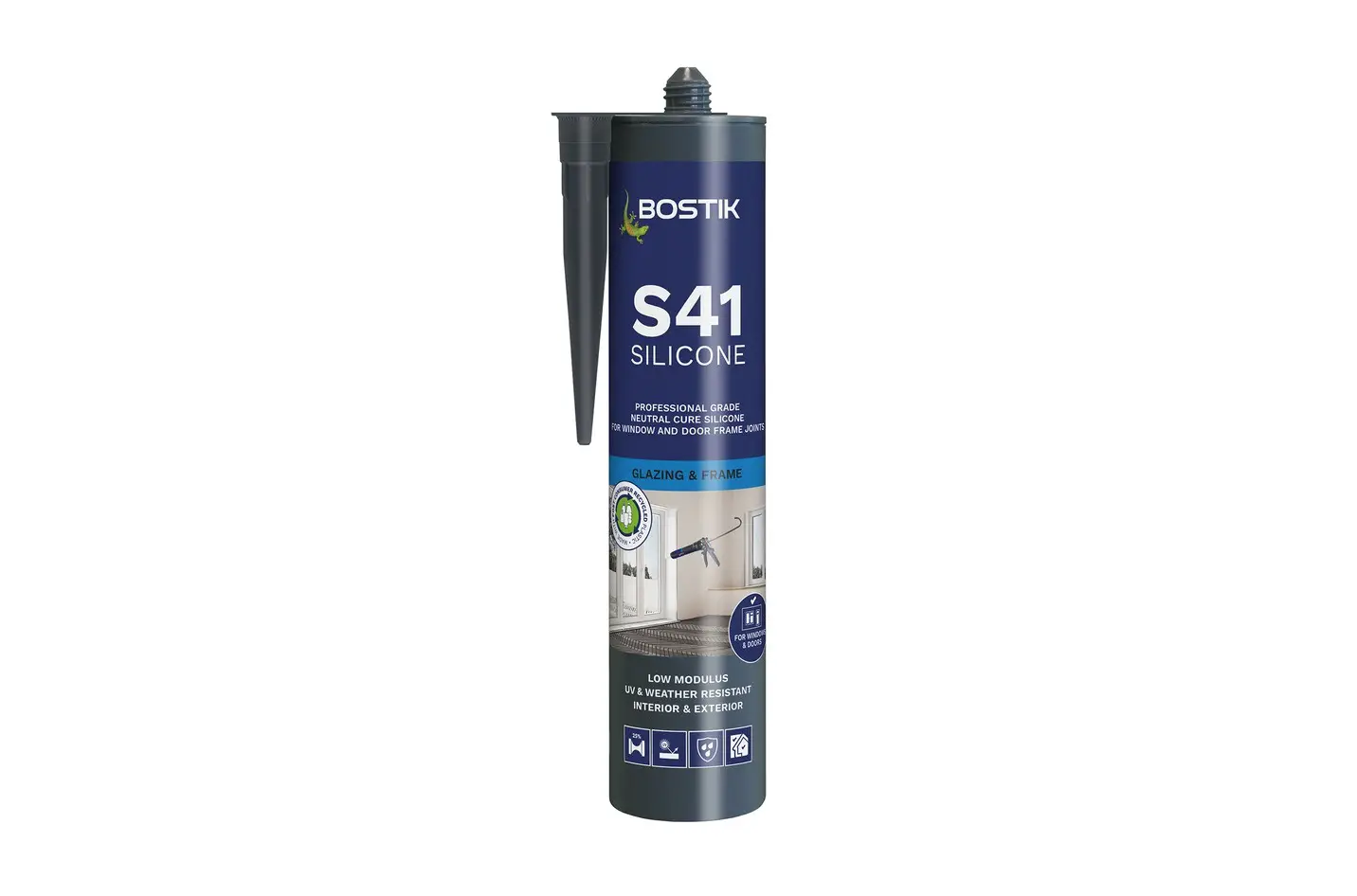 Bostik S41 Window And Door Frame Silicone 310ml Anthracite User Guide