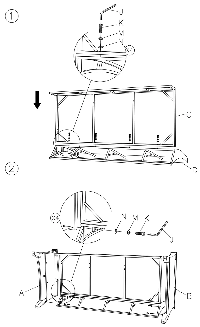 ASHLEY P750 838 Paradise Trail Nuvella Outdoor Sofa-fig1
