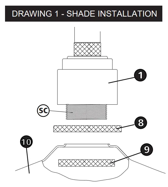 Shade and Accessories for FOUNDRY Series