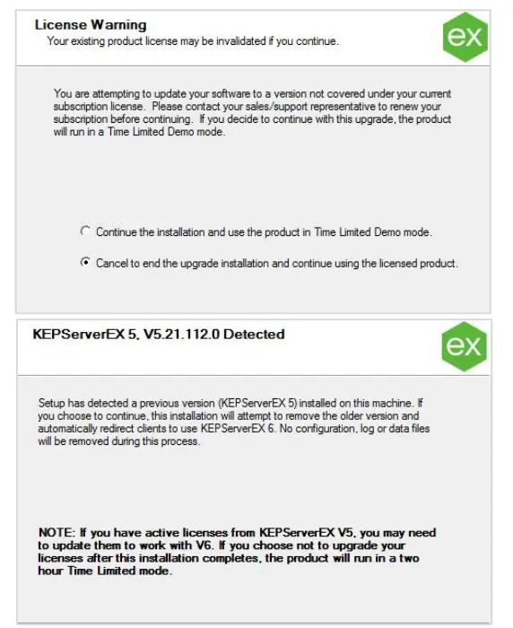 Installing Version 6 on a Machine with Licenses