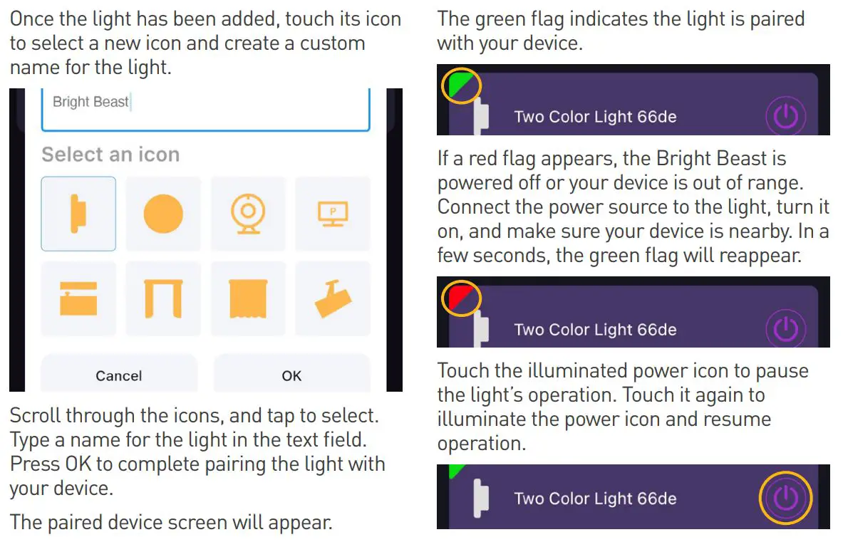 genaray TIR-1X1B Bright Beast 1×1 Bi-Color Panel User Manual - Instructions