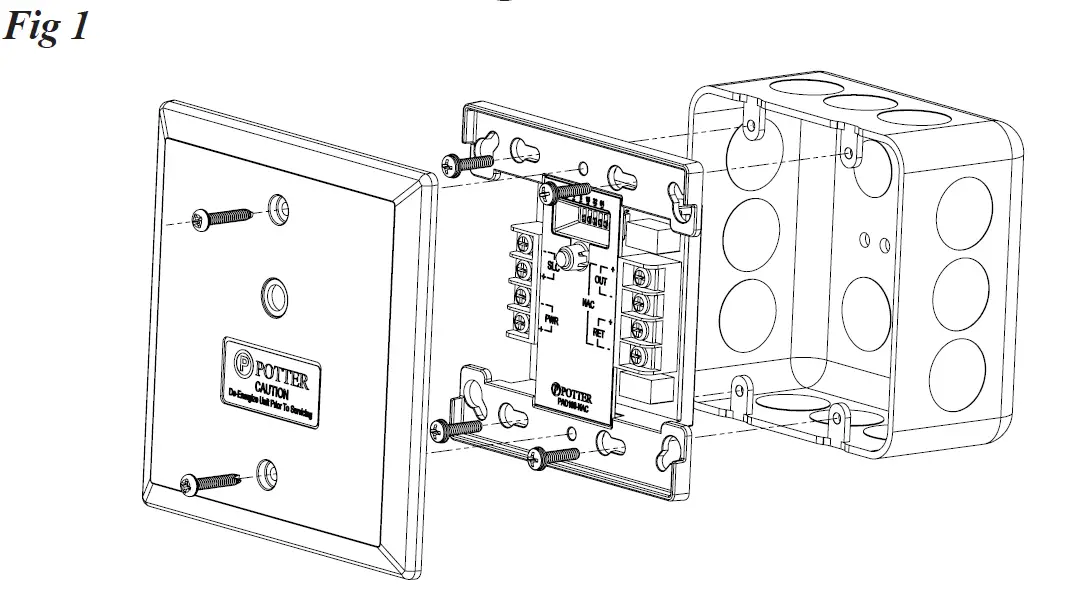 POTTER PAD100-NAC Notification Appliance Circuit 1