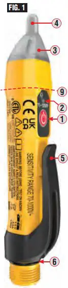 KLEIN-TOOL-NCVT-1XT-Non-Contact-Voltage-Tester-FIG-1