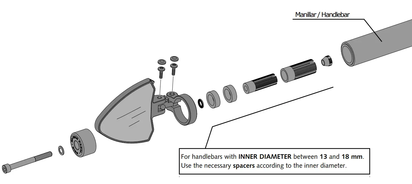 Puig 21087N Folding Bar End Mirror Cycle Gear
