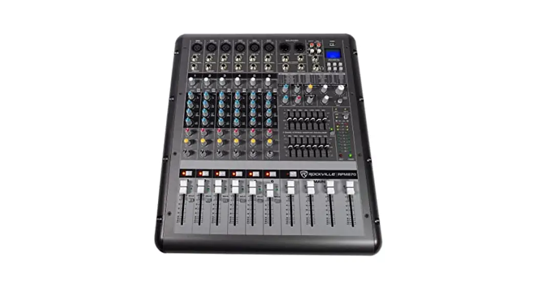 Rockville Rpm870 8 Channel 6000w Powered Mixer Owner's Manual Rockville Rpm870 8 Channel 6000w Powered Mixer Owner's Manual