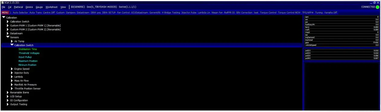 Syvecs TinyDash Compact and Powerful Display - seƫng