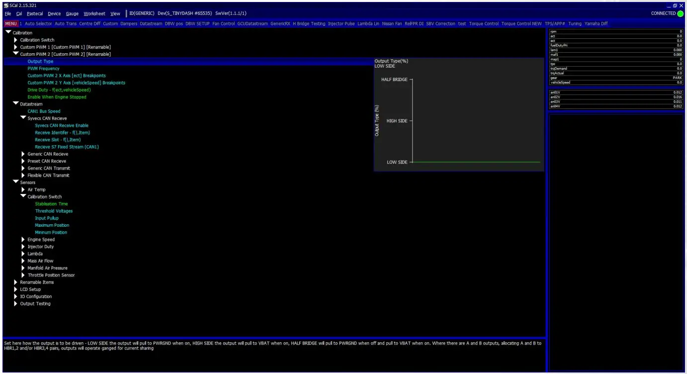 Syvecs TinyDash Compact and Powerful Display - setting 21