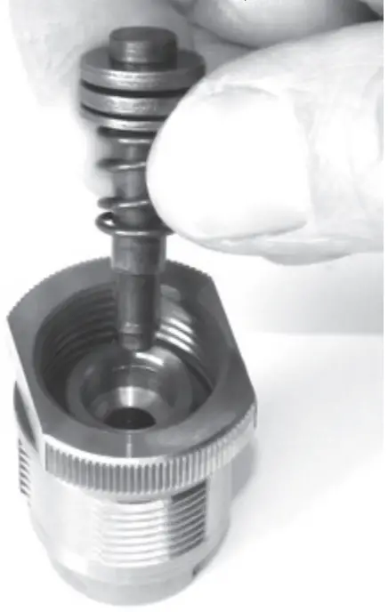 Set up swage holder with correct swage punch and shell holder