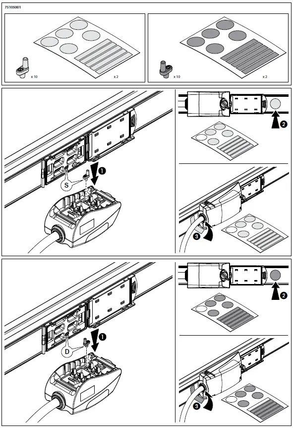 bticino 75005000 Zucchini Plug 16A with Selection Phase 6